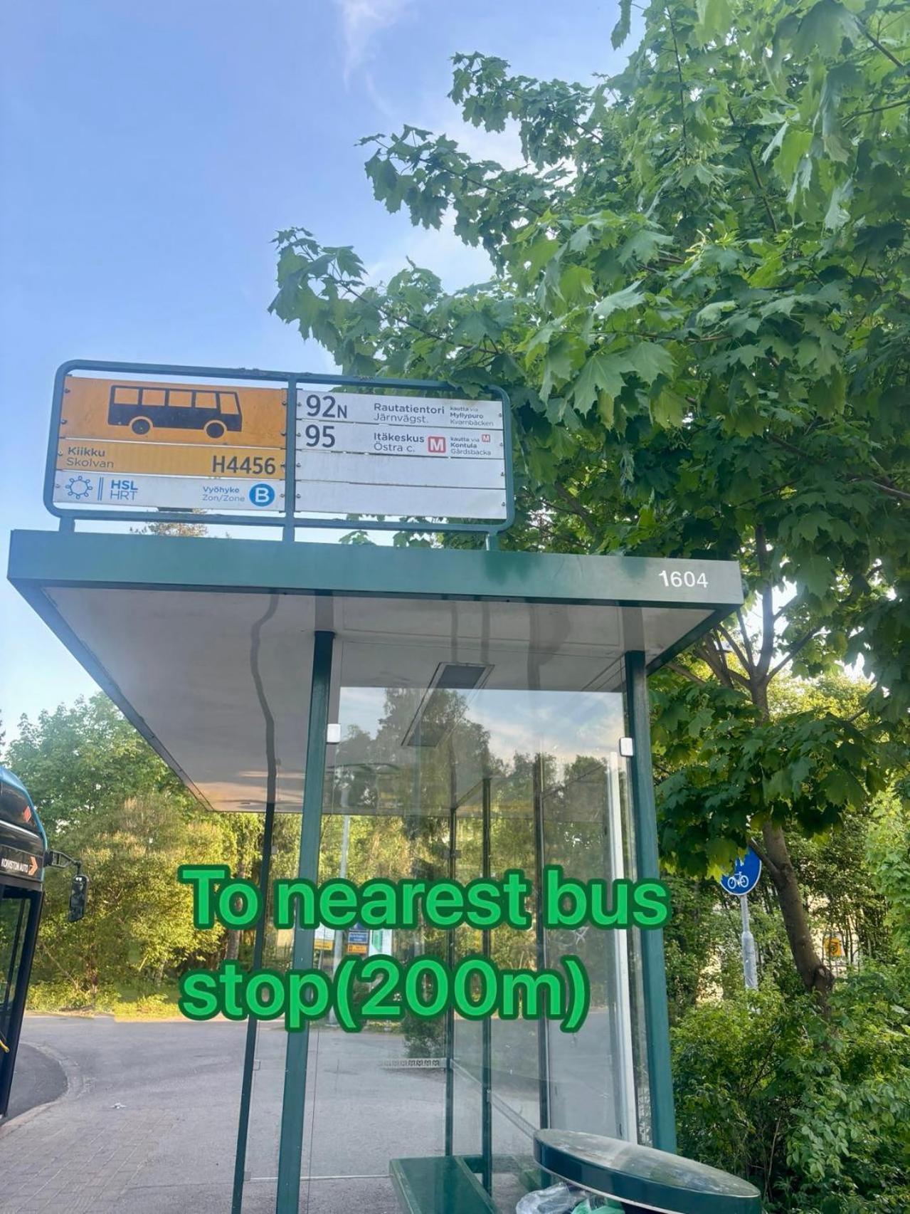 Modern Studio, Private Free Parking ,Near Metro Helsinki Bagian luar foto