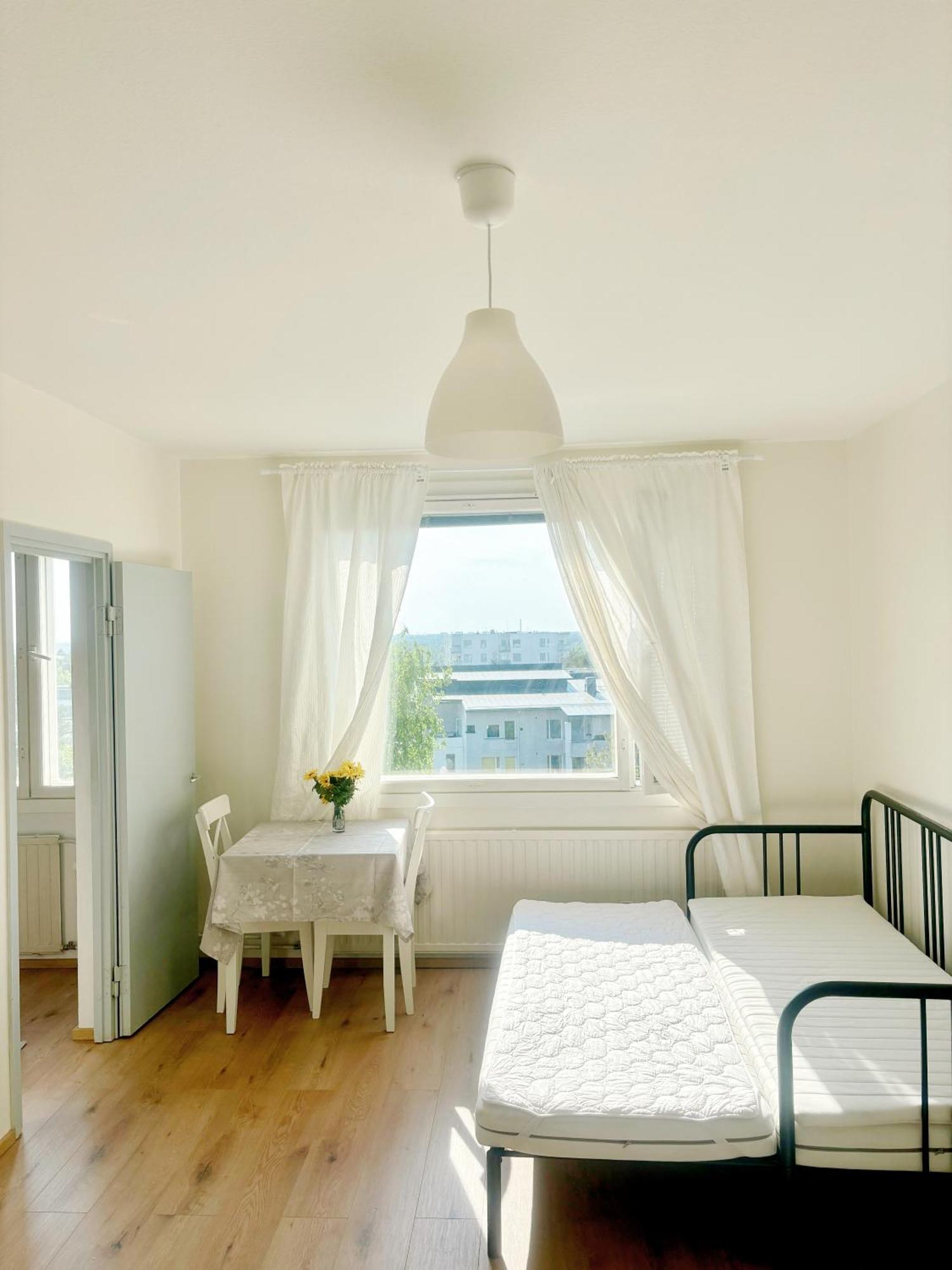 Modern Studio, Private Free Parking ,Near Metro Helsinki Bagian luar foto
